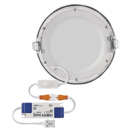 LED-upotettava alasvalo NEXXO LED/12,5W/230V 3000/3500/4000K hopeanvärinen halkaisija 17 cm