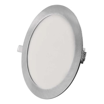 LED-upotettava alasvalo NEXXO LED/18W/230V 3000/3500/4000 K hopeanvärinen halkaisija 22,5 cm