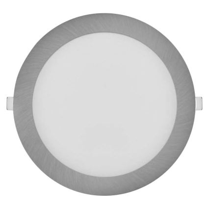 LED-upotettava alasvalo NEXXO LED/18W/230V 3000/3500/4000 K hopeanvärinen halkaisija 22,5 cm
