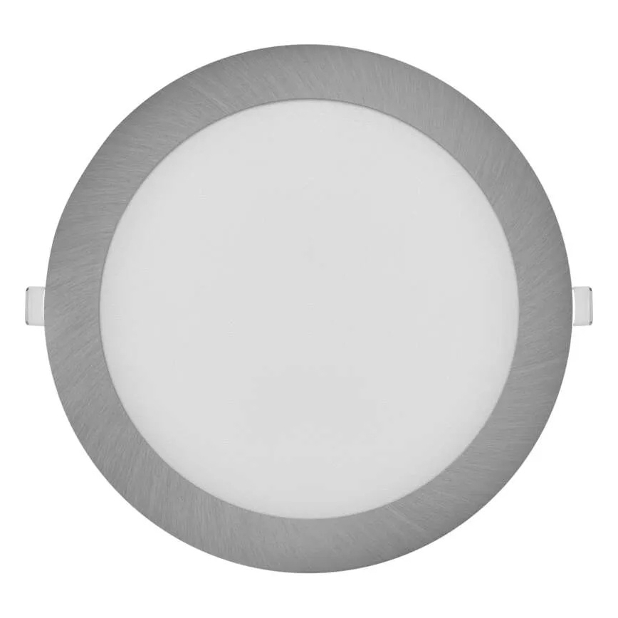LED-upotettava alasvalo NEXXO LED/18W/230V 3000/3500/4000 K hopeanvärinen halkaisija 22,5 cm