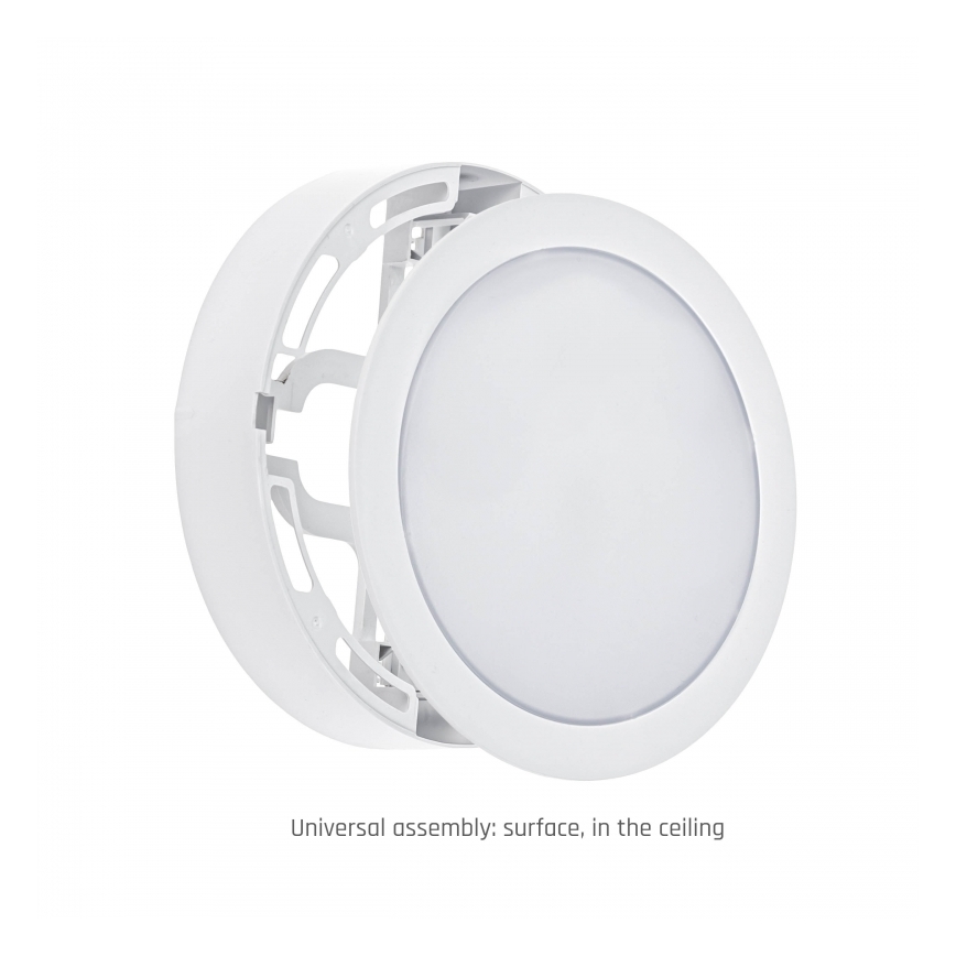 LED upotettava kattovalaisin ALGINE 2-in-1 LED/12W/230V 3000K valkoinen