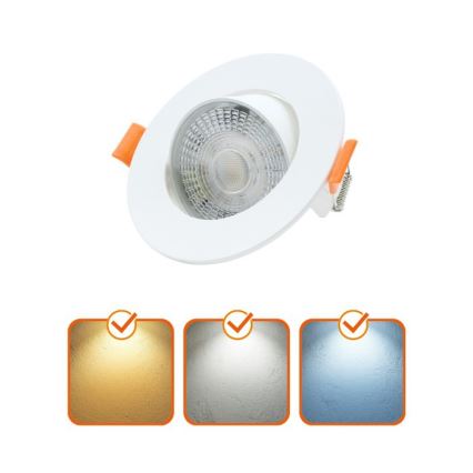 LED upotettava kattovalaisin BRINO LED/3/5/7W/230V 3000/4000/6500K valkoinen