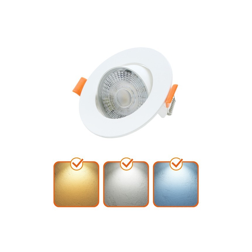LED upotettava kattovalaisin BRINO LED/3/5/7W/230V 3000/4000/6500K valkoinen