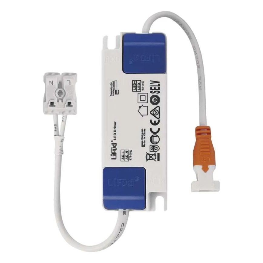 LED-upotettava kattovalaisin NEXXO LED/18W/230V 3000/3500/4000K hopea 22,5 x 22,5 cm