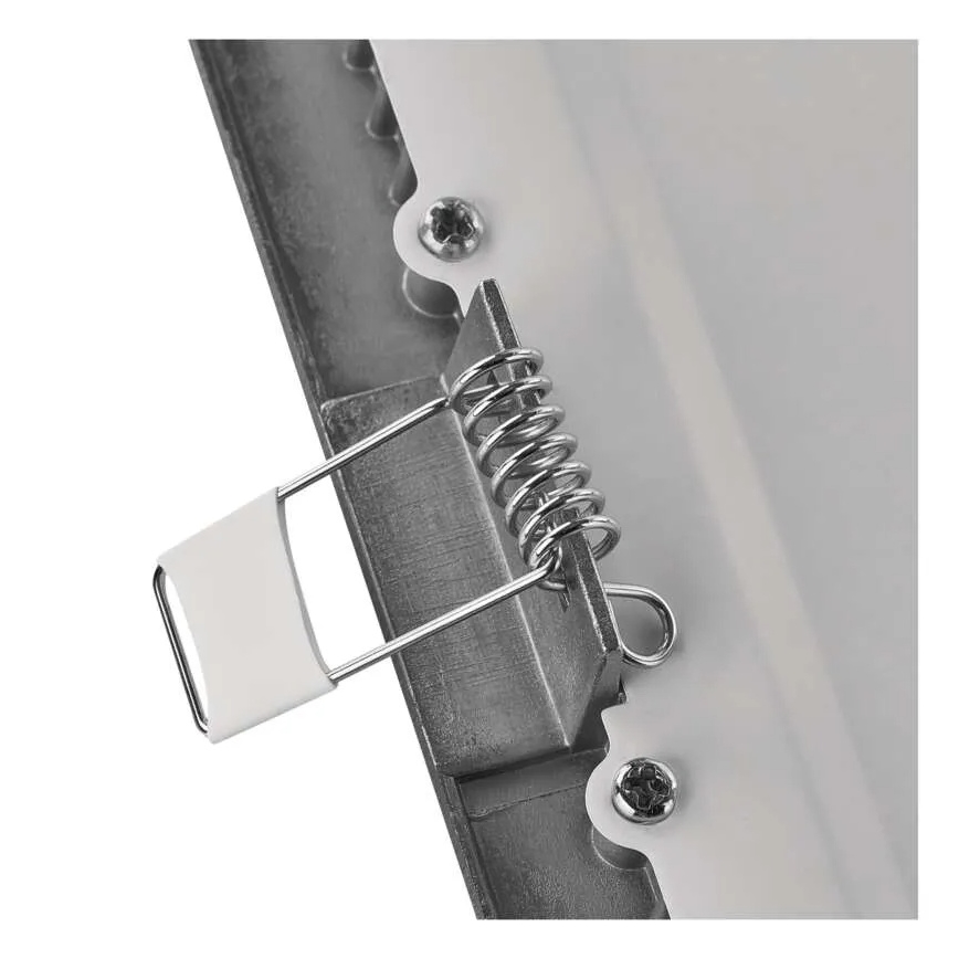 LED-upotettava kattovalaisin NEXXO LED/18W/230V 3000/3500/4000K hopea 22,5 x 22,5 cm