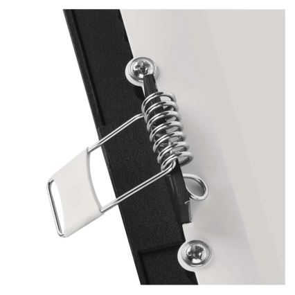 LED-upotettava kattovalaisin NEXXO LED/18W/230V 3000/3500/4000K musta 22,5 x 22,5 cm