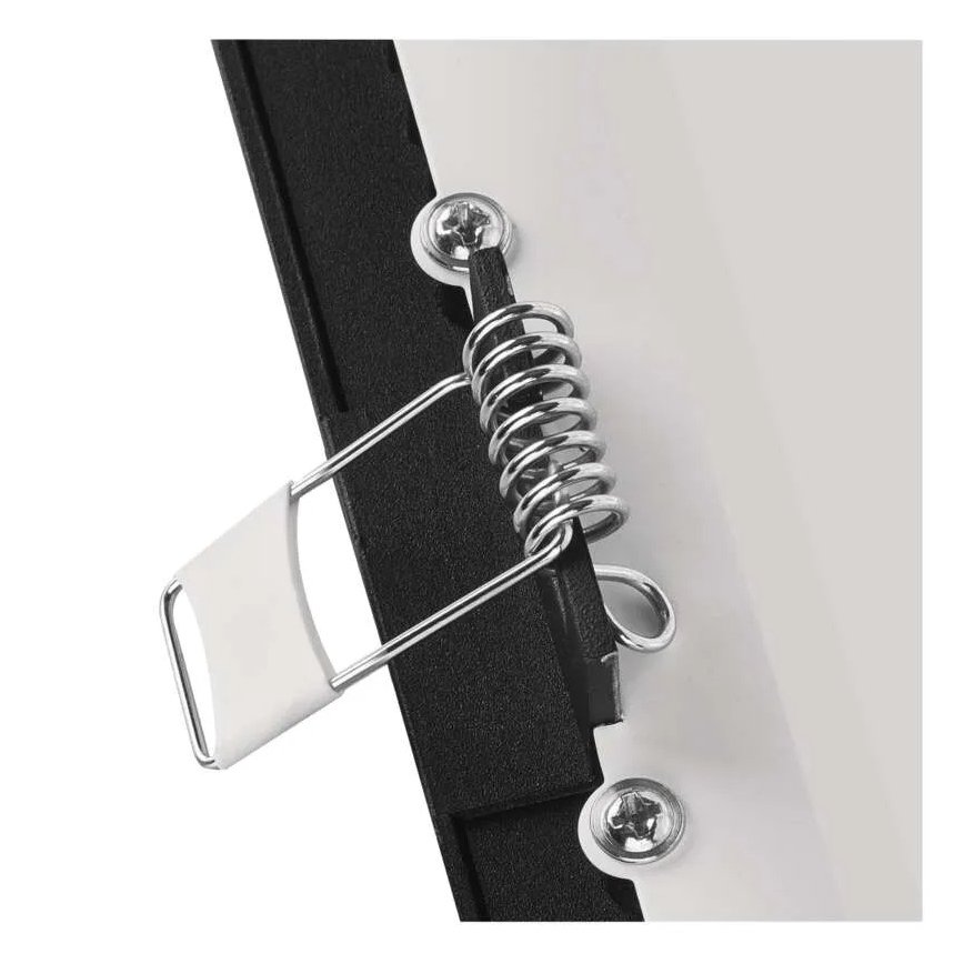 LED-upotettava kattovalaisin NEXXO LED/18W/230V 3000/3500/4000K musta 22,5 x 22,5 cm