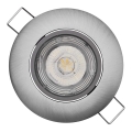 LED-upotettava valaisin EXCLUSIVE LED/5W/230V 4000 K hopea