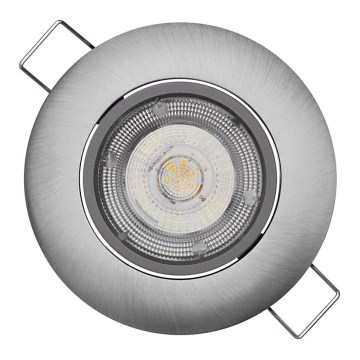 LED-upotettava valaisin EXCLUSIVE LED/5W/230V 4000 K hopea