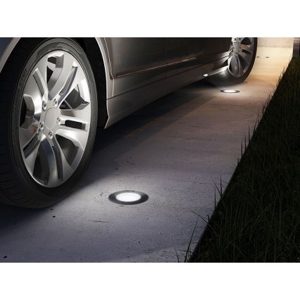LED-upotettava valaisin ulkokäyttöön ROAD LED / 0,5W / 230V IP67 3000K