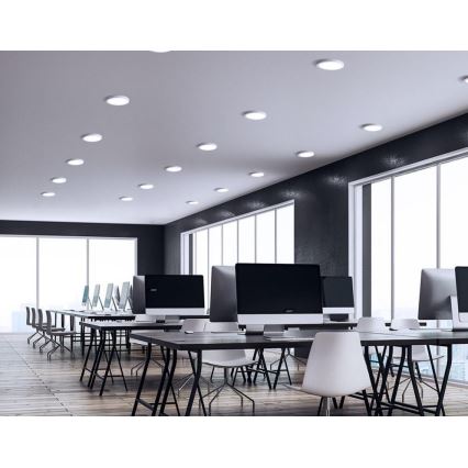 LED upotettava valo ALGINE 2in1 LED/18W/230V 3000K