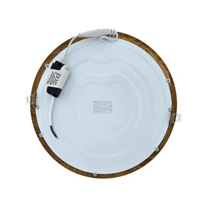 LED upotettava valo CIRCLE LED/24W/230V 4200K halkaisija 29,6 cm ruskea