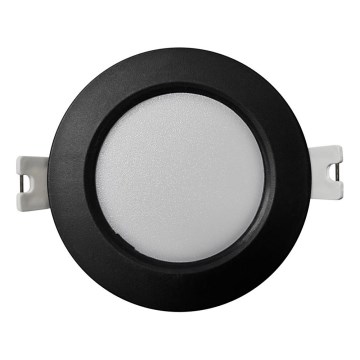 LED upotettava valo CIRCLE LED/3W/230V 4000K halkaisija 9 cm musta