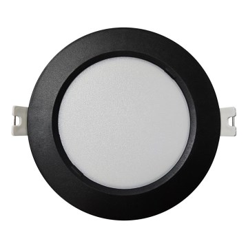 LED upotettava valo CIRCLE LED/6W/230V 4000K halkaisija 12 cm musta