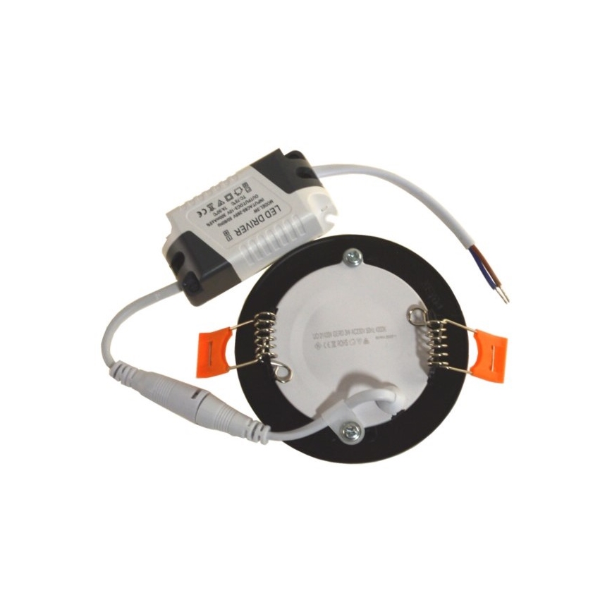 LED upotettava valo GERD LED/3W/230V 4000K musta