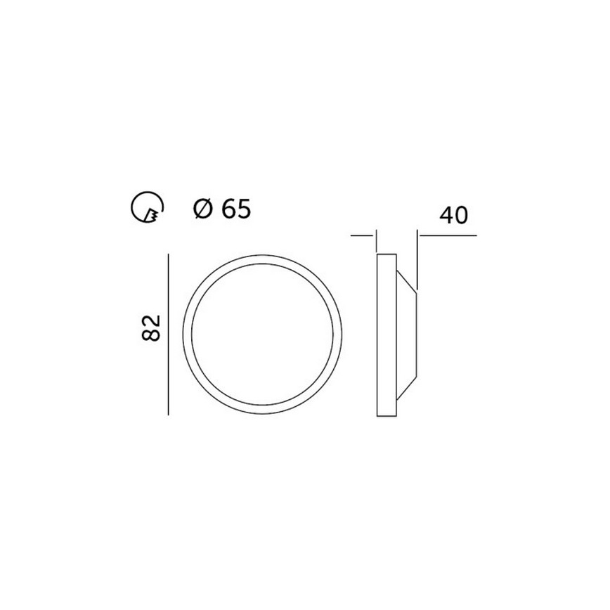 LED upotettava valo HALO LED/5W/230V 3000K