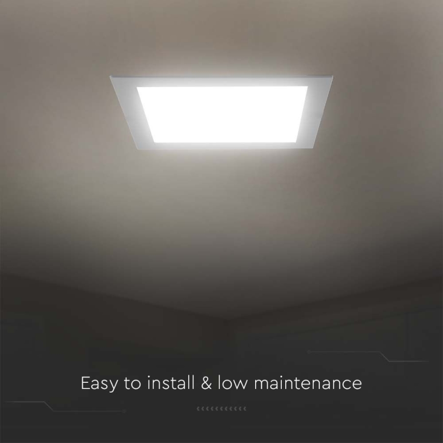 LED upotettava valo LED/12W/230V 3000K