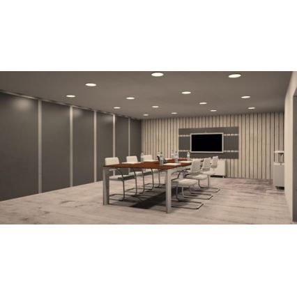 LED upotettava valo LED/12W/230V IP40