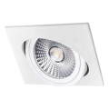LED upotettava valo LED/18W/230V 4000K 11,5x11,5 cm valkoinen
