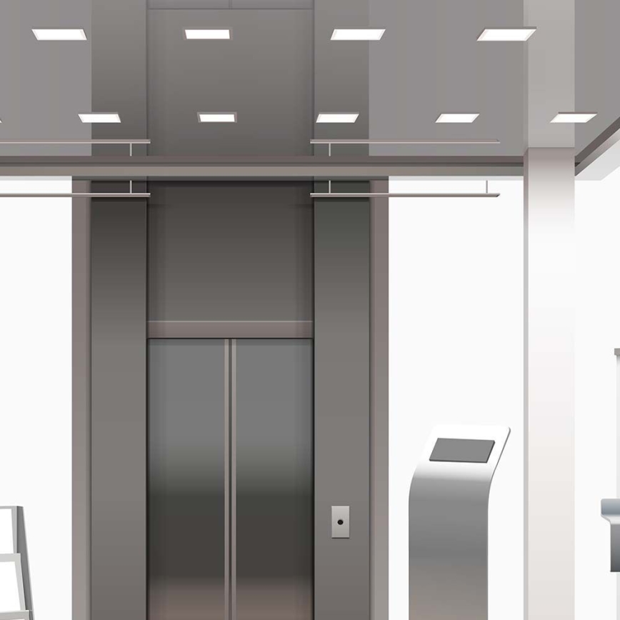 LED upotettava valo LED/24W/230V 29,5x29,5 cm 6500K valkoinen