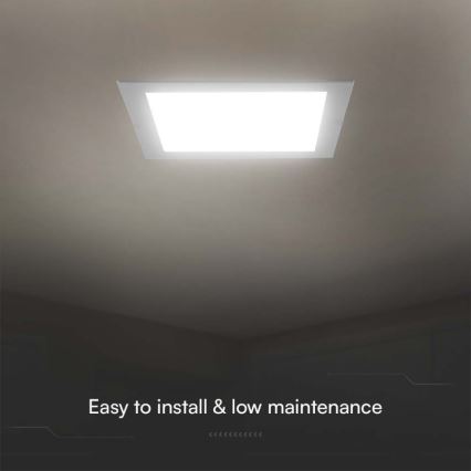 LED upotettava valo LED/3W/230V 9x9 cm 6500K valkoinen