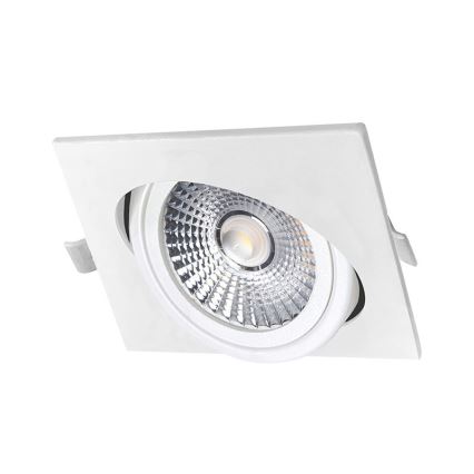 LED upotettava valo LED/6W/230V 3000K 8,5x8,5 cm valkoinen