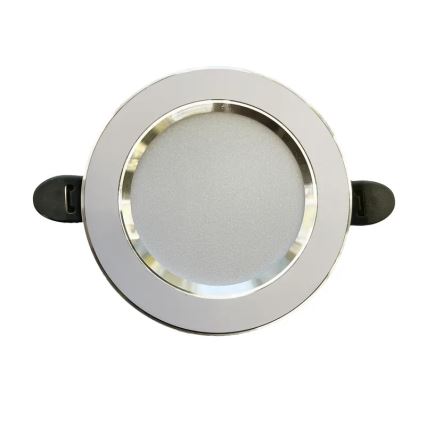 LED upotettava valo LED/7,5W/230V 4000K valkoinen/hopea