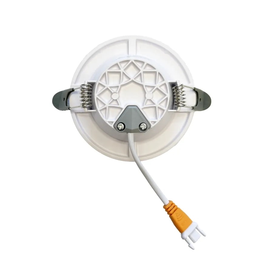 LED upotettava valo LED/7,5W/230V 4000K valkoinen/hopea