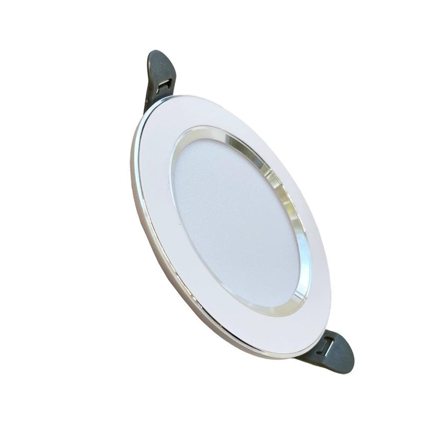 LED upotettava valo LED/7,5W/230V 4000K valkoinen/hopea