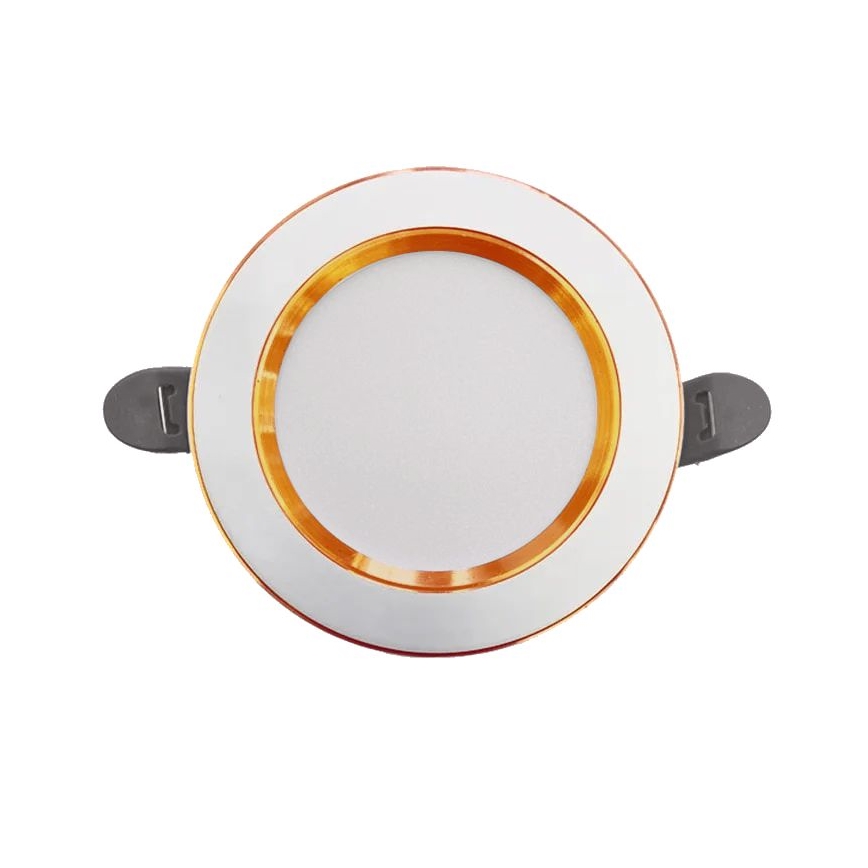 LED upotettava valo LED/7,5W/230V 4000K valkoinen/kulta