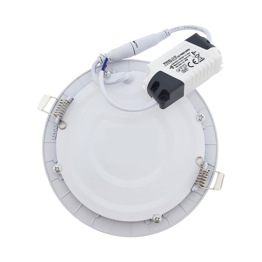 LED upotettava valo QTEC LED/15W/230V 2700K halkaisija 18,8 cm