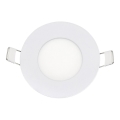 LED upotettava valo QTEC LED/3W/230V 4200K halkaisija 8,3 cm
