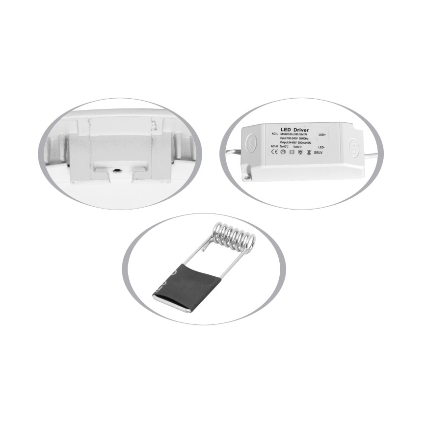 LED Kylpyhuoneen upotettava valo RAFA LED/25W/230V 4100K IP44
