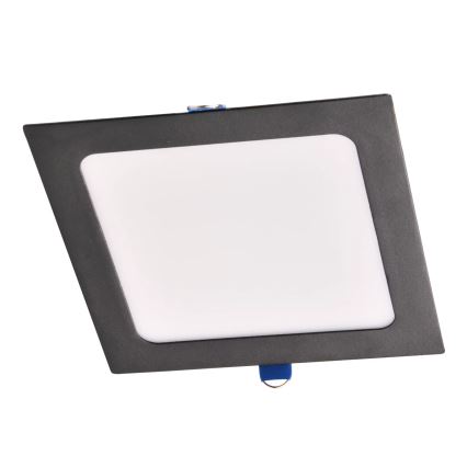 LED upotettava valo RIGEL LED/10W/230V 4000K 16,8x16,8 cm musta