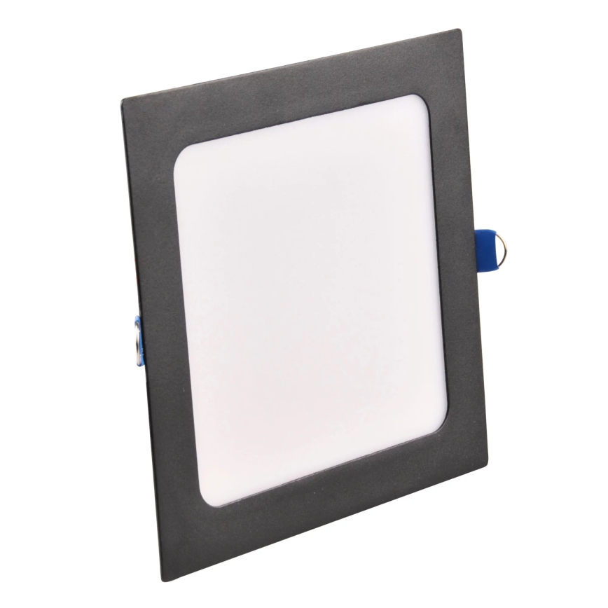 LED upotettava valo RIGEL LED/10W/230V 4000K 16,8x16,8 cm musta