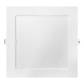 LED upotettava valo SQUARE LED/18W/230V 4000K 22x22 cm valkoinen
