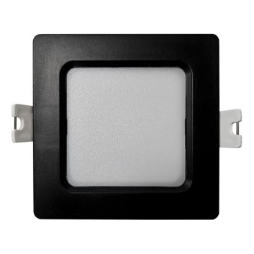 LED upotettava valo SQUARE LED/3W/230V 4000K 9x9 cm musta