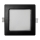 LED upotettava valo SQUARE LED/6W/230V 4000K 12x12 cm musta