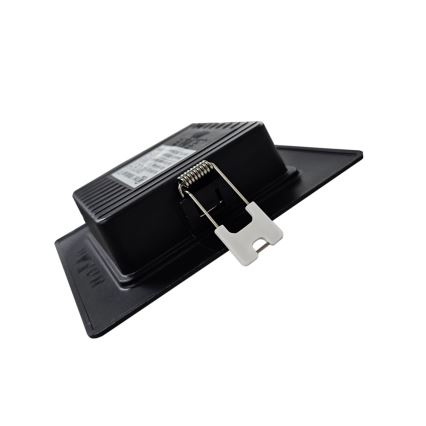 LED upotettava valo SQUARE LED/6W/230V 4000K 12x12 cm musta