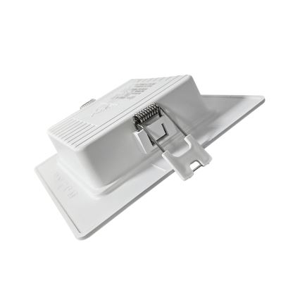 LED upotettava valo SQUARE LED/6W/230V 4000K 12x12 cm valkoinen