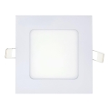 LED upotettava valo SQUARE LED/6W/230V 4200K 11,8x11,8 cm valkoinen