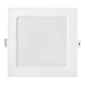LED upotettava valo SQUARE LED/9W/230V 4000K 14,5x14,5 cm valkoinen