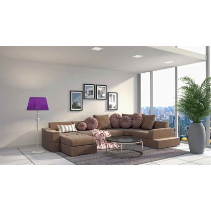 LED upotettava valo VEGA LED/24W/230V 2900/3900/5800K 30x30 cm valkoinen