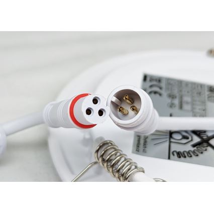 LED upotettava valo VEGA LED/24W/230V 2900/3900/5800K 30x30 cm valkoinen