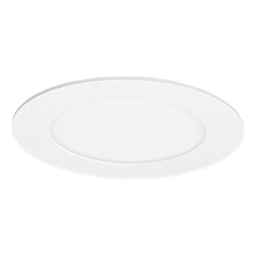 LED upotettava valo VEGA LED/6W/230V 2900/3900/5800K halkaisija 12,5 cm valkoinen