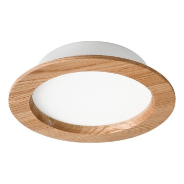 LED upotettava valo WOODY SPOT LED/16,5W/230V 4000K tammi ø 18,5 cm