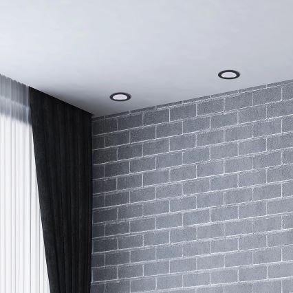 LED upotettava valo ZOE LED/4,8W/230V musta