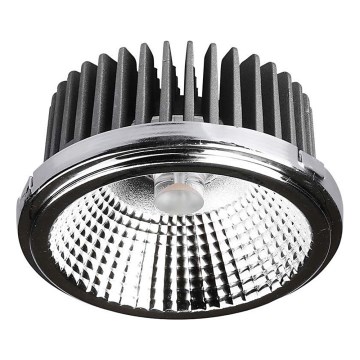 LED Upotettu kohdevalo LED/20W/230V 6400K 40°/20° halkaisija 11 cm kiiltävä kromi
