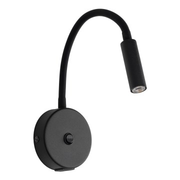 LED USB seinävalaisin port LAGOS 1xG9/3W/5V 4000K musta