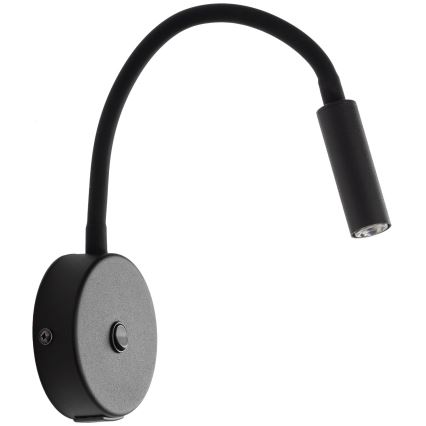 LED USB seinävalaisin port LAGOS 1xG9/3W/5V 4000K musta